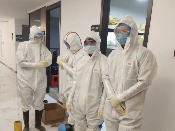 共戰“疫” | 廢水采樣小分隊在行動