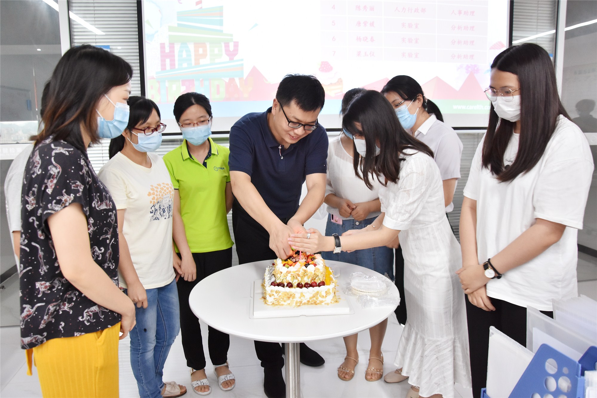 中健檢測5月6月生日會(huì)——因爲有“愛”